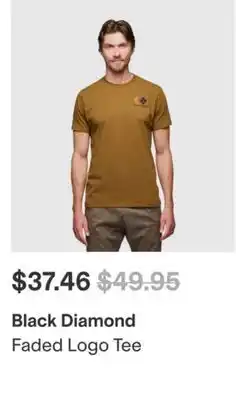 MEC Black Diamond Faded Logo Tee offer