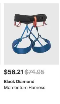 MEC Black Diamond Momentum Harness offer