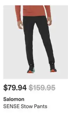 MEC Salomon SENSE Stow Pants offer