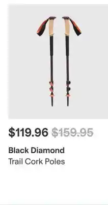 MEC Black Diamond Trail Cork Poles offer