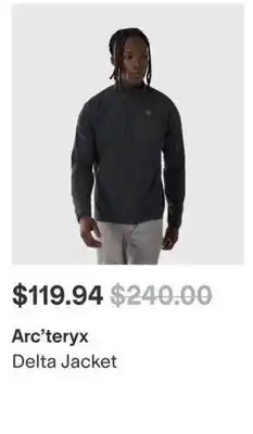 MEC ARC TERYX Delta Jacket offer