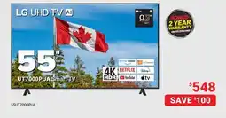 Visions Electronics LG 55 UT7000PUA Smart TV offer