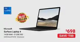 Visions Electronics Surface Laptop 4 offer