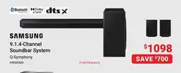 Visions Electronics SAMSUNG 9.1. 4-Channel Soundbar System offer