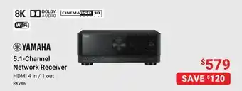 Visions Electronics YAMAHA 5.1-Channel Network Receiver offer