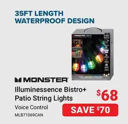Visions Electronics Illuminessence Bistro+ Patio String Lights offer
