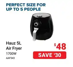 Visions Electronics Hauz 5L Air Fryer offer