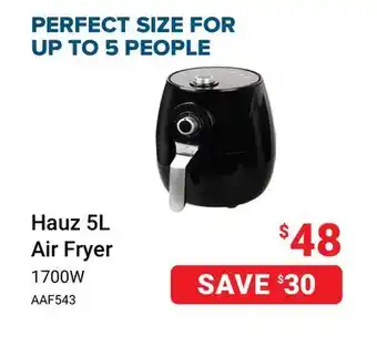 Visions Electronics Hauz 5L Air Fryer offer