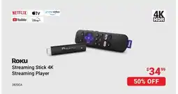 Visions Electronics Streaming Stick 4K Streaming Player offer