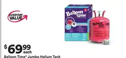 Michaels Balloon Time Jumbo Helium Tank offer