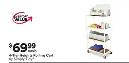 Michaels 4-Tier Heights Rolling Cart by Simply Tidy offer