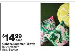 Michaels Cabana Summer Pillows by Ashland offer