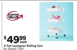 Michaels 3-Tier Lexington Rolling Cart by offer
