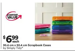 Michaels 30.4 cm x 30.4 cm Scrapbook Cases by Simply Tidy offer