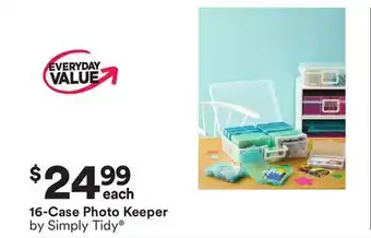 Michaels 16-Case photo Keeper by Simply Tidy offer