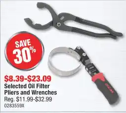 PartSource Selected Oil Filter Pliers and Wrenches offer