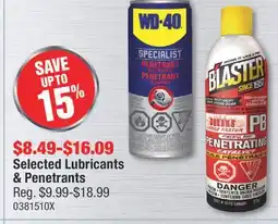 PartSource Selected Lubricants & Penetrants offer