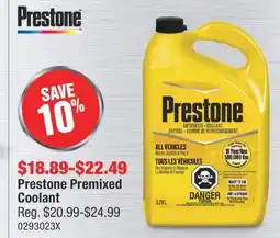 PartSource Prestone Premixed Coolant offer