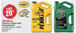PartSource Pennzoil or Quaker State Conventional Oil offer