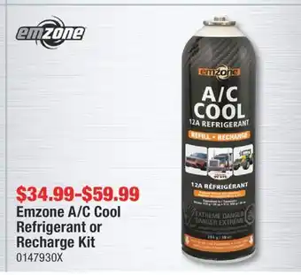 PartSource Emzone A/C Cool Refrigerant or Recharge Kit offer