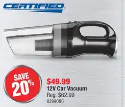 PartSource CERTIFIED 12V Car Vacuum offer