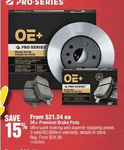 PartSource OE+ Premium Brake Pads offer