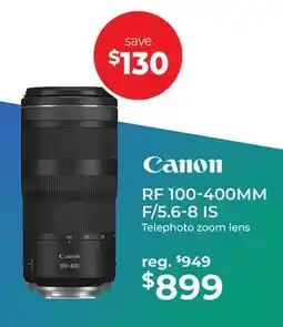 Gosselin Photo RF 100-400MM F/5.6-8 IS offer
