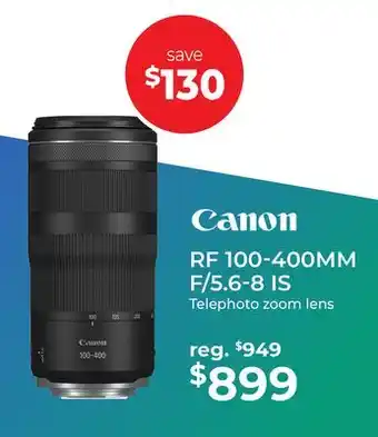 Gosselin Photo RF 100-400MM F/5.6-8 IS offer
