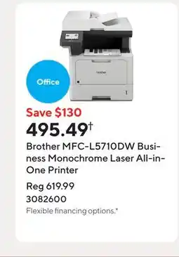 Staples Brother MFC-L5710DW Business Monochrome Laser All-in-One Printer offer