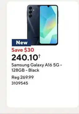 Staples Samsung Galaxy A16 5G - 128GB - Black offer