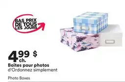 Michaels Boîtes pour photos d'Ordonnez simplement offer