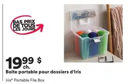 Michaels Boîte portable pour dossiers d'Iris offer