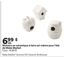 Michaels Nichoirs en céramique à faire soi-même pour l'été de Make Market offer