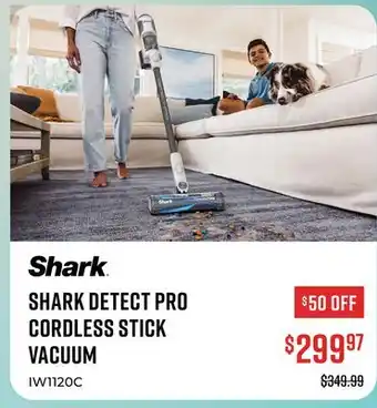Canex SHARK DETECT PRO CORDLESS STICK VACUUM offer