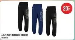 Canex ARMY, NAVY, AIR FORCE JOGGERS offer