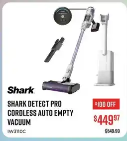 Canex SHARK DETECT PRO CORDLESS AUTO EMPTY VACUUM offer