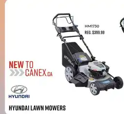 Canex HYUNDAI LAWN MOWERS offer