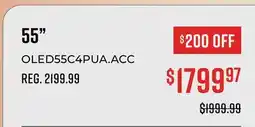 Canex LG 55 IN-STORE 4K 144HZ OLED SMART TV C4 SERIES offer