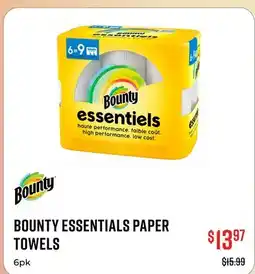 Canex BOUNTY ESSENTIALS PAPER TOWELS offer
