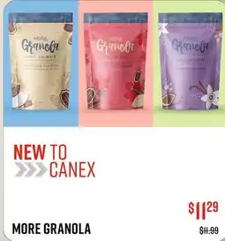 Canex MORE GRANOLA offer