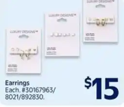 Walmart Earrings offer