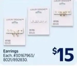 Walmart Earrings offer