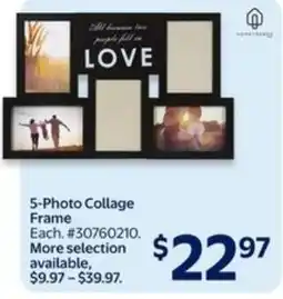 Walmart 5-Photo Collage Frame offer