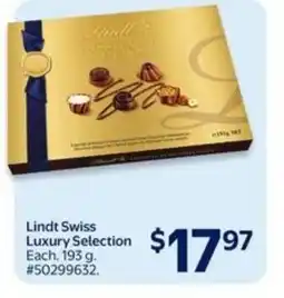Walmart Lindt swiss luxury selection offer