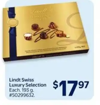 Walmart Lindt swiss luxury selection offer