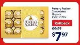 Walmart Ferrero rocher chocolates offer