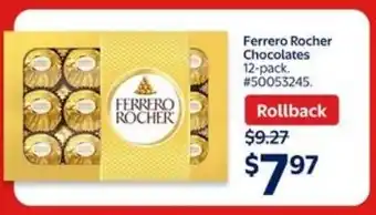 Walmart Ferrero rocher chocolates offer