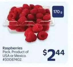 Walmart Raspberries offer
