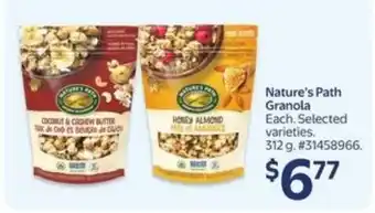 Walmart Nature's path granola offer