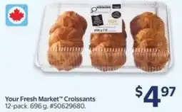 Walmart Your fresh market croissants offer